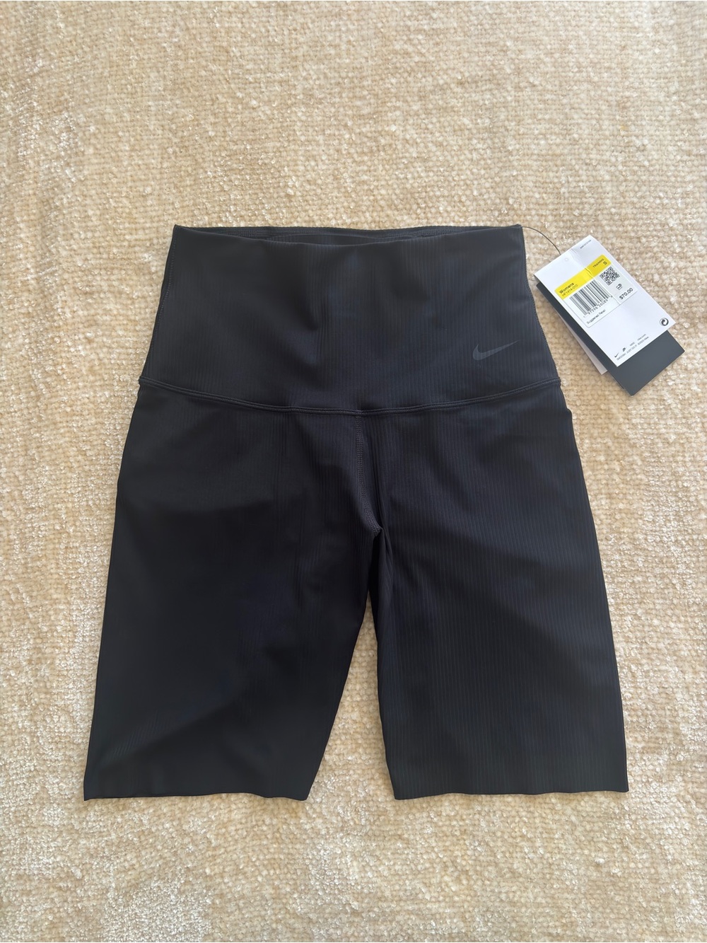 NWT Nike Zenvy Dri-FIT High-Rise 8” Biker Shorts Black Size S